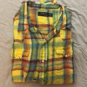Polo Ralph Lauren Long Sleeve Button Up Shirt.